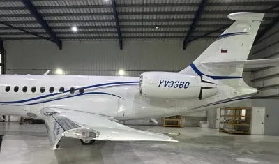 La aeronave confiscada.