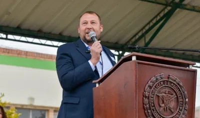 El alcalde de Tunja, Mikhail Krasnov.