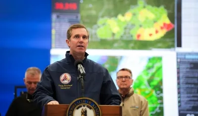 El gobernador de Kentucky, Andy Beshear.
