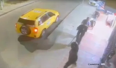 Momento del ataque a bala.