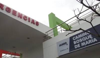 Camino Bosques de María a donde fue trasladado el menor.