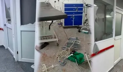 destrozos en el Camino La Manga.