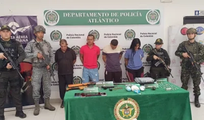 'Muerto vivo' fue capturado junto a otros presuntos integrantes de la banda. 