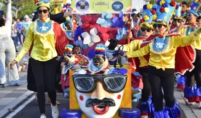 Imagen de un desfile en el Malecón.
