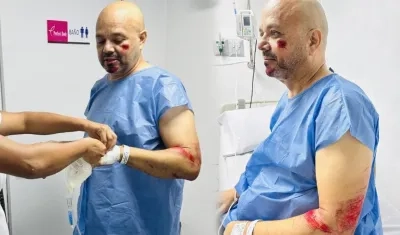 El presidente del Concejo de Santa Marta, Pedro Gómez Añez.