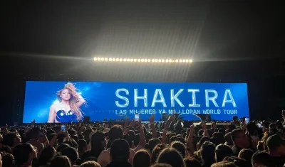 Shakira ya realizó sus dos conciertos en Barranquilla y realizará los dos en Bogotá. 