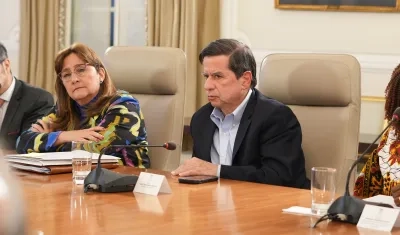 El Ministro del Interior, Juan Fernando Cristo.