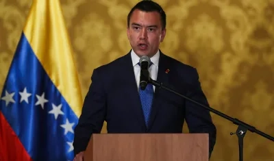 El Presidente de Ecuador, Daniel Noboa.