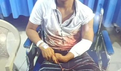 Diego Andrés Pérez Coronado, capturado por la Policía. 