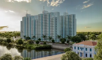 Distrito del Río, ubicado diagonal a la Intendencia Fluvial.