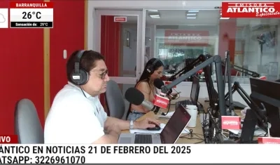 Transmisión de Atlántico en Noticias.