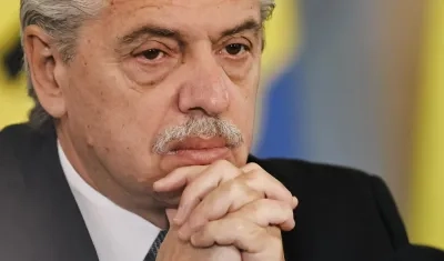 El expresidente argentino Alberto Fernández.