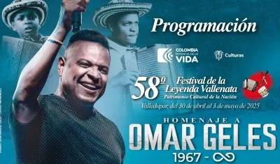 Homenaje a Omar Geles. 