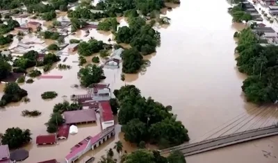 Inundaciones en Bolivia.
