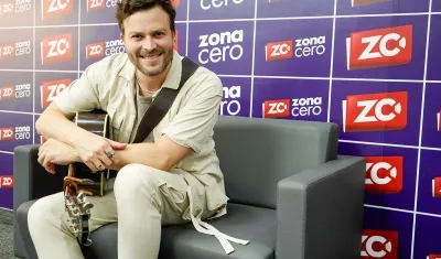 Gusi en la redacción de Zona Cero.