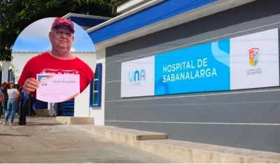 Jorge Luis Teherán Castillo fue llevado al hospital de Sabanalarga, donde se confirmó su muerte. 