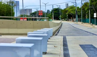 La Gran Vía a la altura del Corredor Universitario.