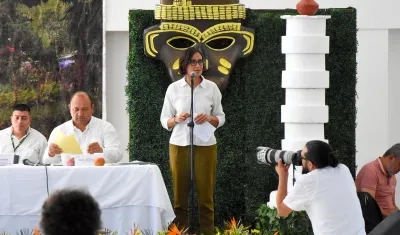 La ministra de Ambiente y Desarrollo Sostenible, Susana Muhamad