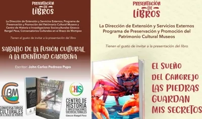 “Saballo, de la fusión cultural a la identidad caribeña” / “El sueño del cangrejo, las piedras guardan mis secretos”. 