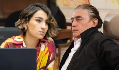 Laura Sarabia y Gustavo Bolívar. 