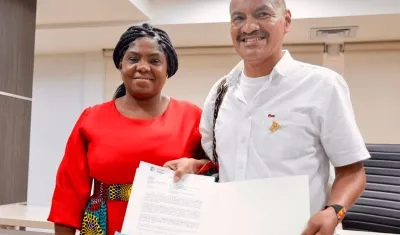 La Vicepresidente y Ministra de Igualdad, Francia Márquez, y Nelson Lemus. 