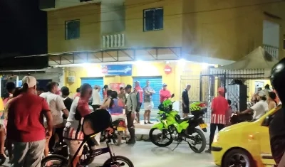 Lugar donde ocurrió el hecho de sangre en el barrio Los Ángeles III. 