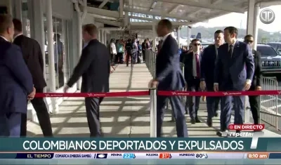 Marco Rubio llegando al aeropuerto internacional Marcos A. Gelabert de Albrook.