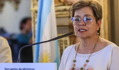  La ministra de Trabajo, Gloria Ramírez Ríos. 