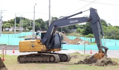 Obras en la Circunvalar de la Prosperidad.