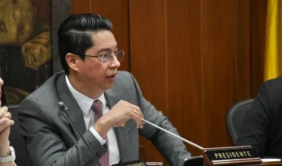 El senador Pedro Flórez.