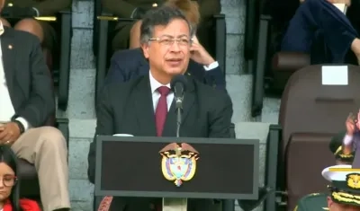 El Presidente Gustavo Petro.