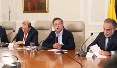 Gustavo Petro y Armando Benedetti.