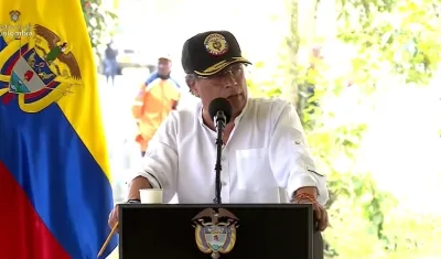 El Presidente Gustavo Petro.