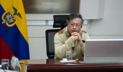 El Presidente Gustavo Petro.