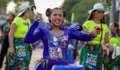 Desfile de 'Eco Verde' en la Guacherna 2025.