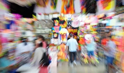 La calle 72, sector donde el Carnaval de Barranquilla se siente en cada esquina.