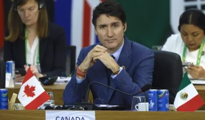 Primer ministro de Canadá, Justin Trudeau. 