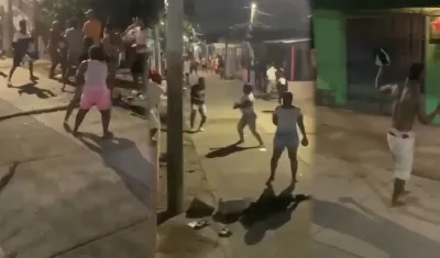 Momentos del enfrentamiento. 