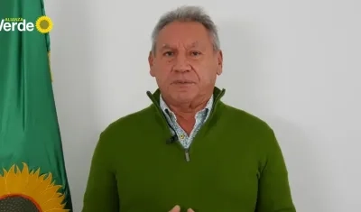 Rodrigo Romero, copresidente y vocero del Partido Alianza Verde.