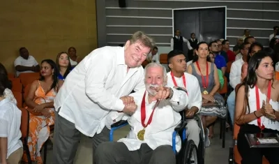 Helmut Bellingrodt y Edgardo Schemel.
