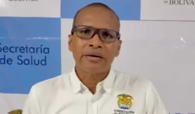 El secretario de Salud de Bolívar, Willis Simancas. 