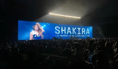 Estadio Metropolitano a la espera del concierto de Shakira.