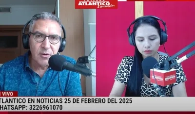 Transmisión de Atlántico en Noticias.