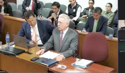 Juicio oral a Álvaro Uribe.