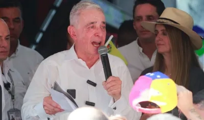 El expresidente Álvaro Uribe Vélez.