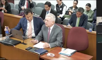Juicio oral contra Álvaro Uribe.