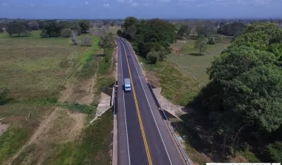 Ruta Vía al Mar del proyecto Antioquia - Bolívar.
