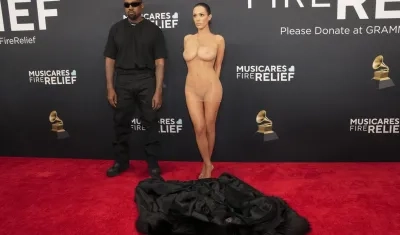 Kanye West y Bianca Censori.