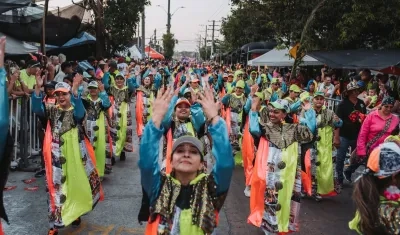 Comparsa 'Chiva periodística'. 