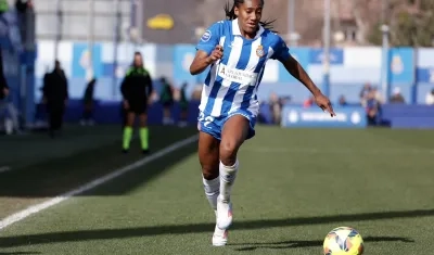 La colombiana Daniela Caracas, jugadora del Espanyol de Barcelona. 